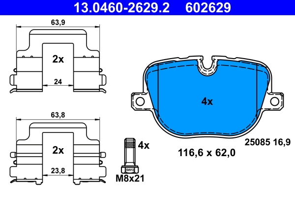 Brake Pad Set, disc brake