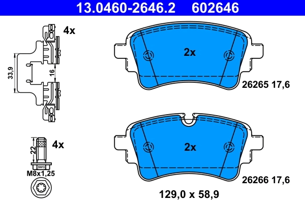Brake Pad Set, disc brake