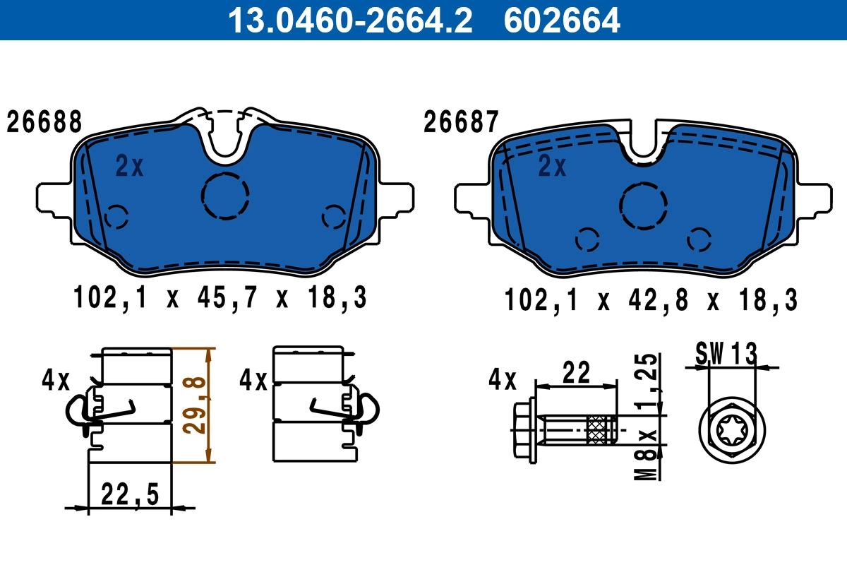 Brake Pad Set, disc brake