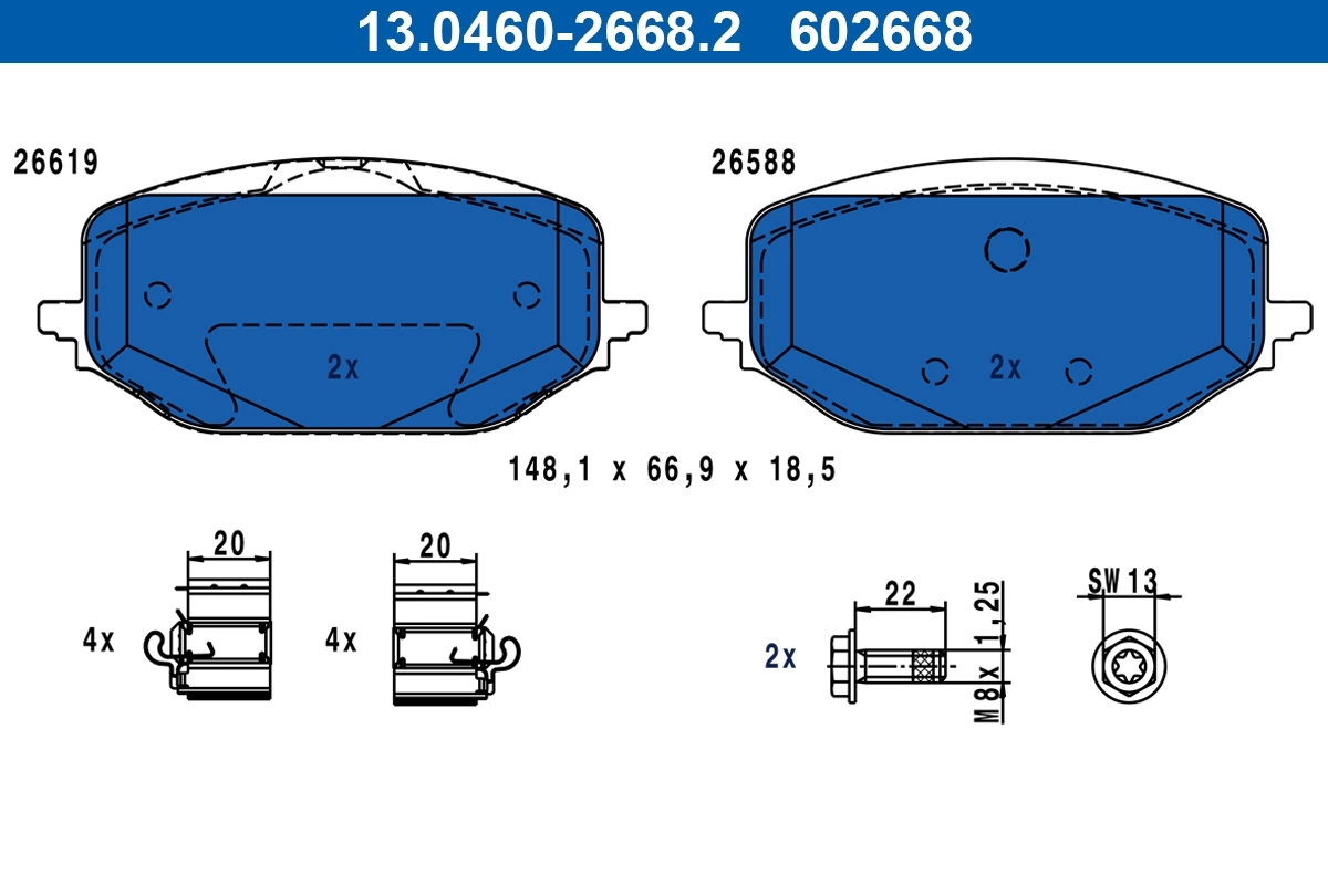 Brake Pad Set, disc brake