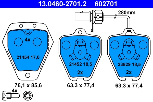 Brake Pad Set, disc brake