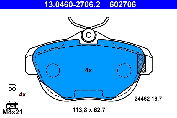 Brake Pad Set, disc brake