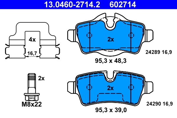 Brake Pad Set, disc brake