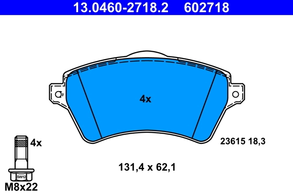 Brake Pad Set, disc brake