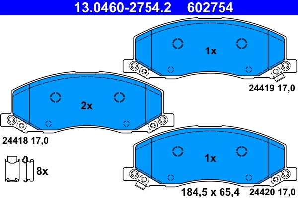 Brake Pad Set, disc brake