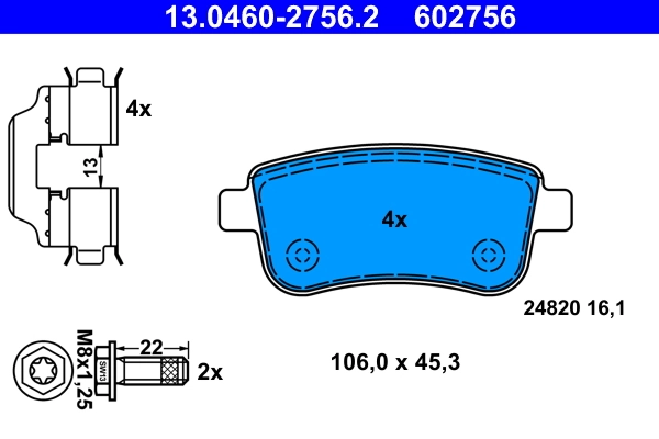 Brake Pad Set, disc brake