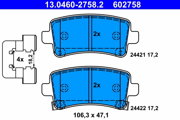 Brake Pad Set, disc brake