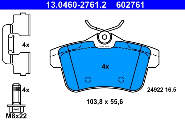 Brake Pad Set, disc brake