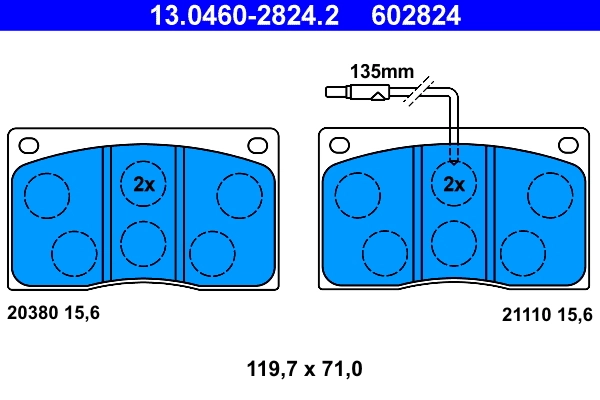 Brake Pad Set, disc brake