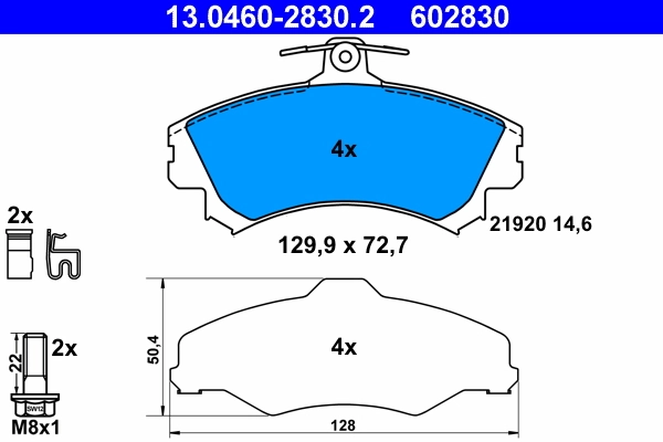Brake Pad Set, disc brake