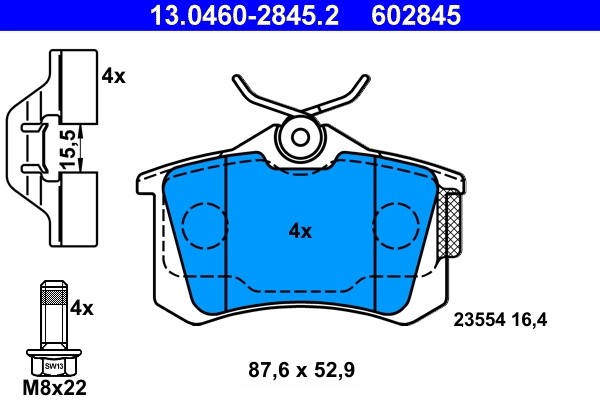 Brake Pad Set, disc brake