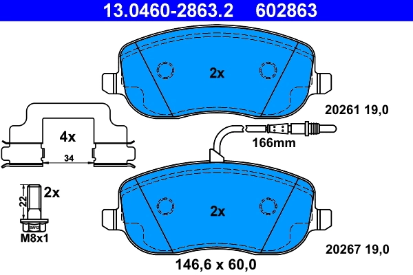 Brake Pad Set, disc brake