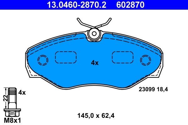 Brake Pad Set, disc brake