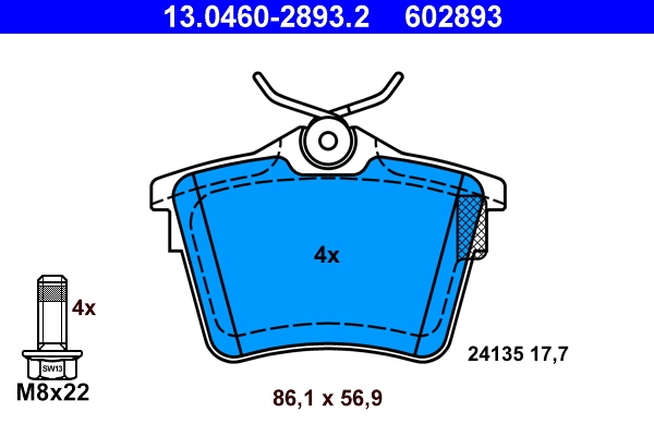 Brake Pad Set, disc brake