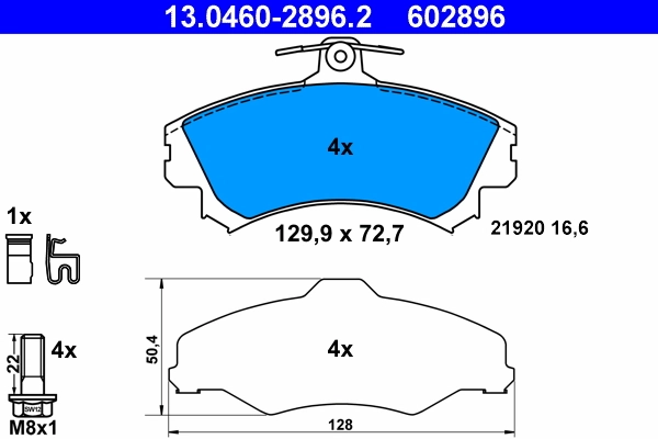 Brake Pad Set, disc brake