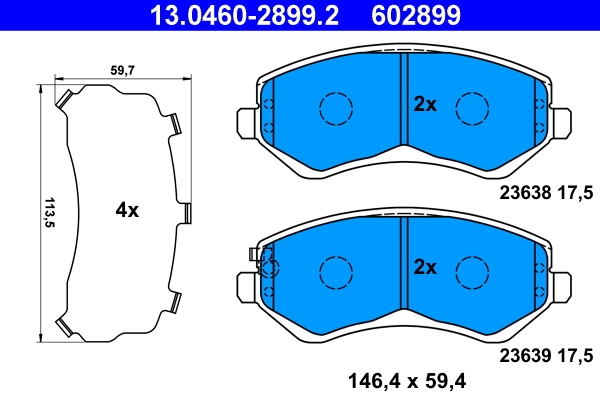 Brake Pad Set, disc brake