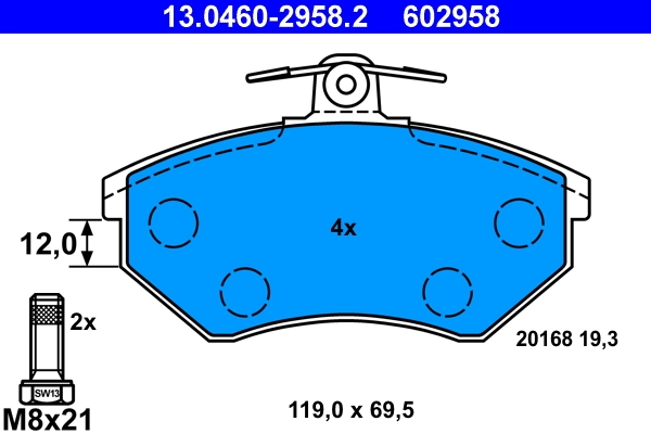 Brake Pad Set, disc brake