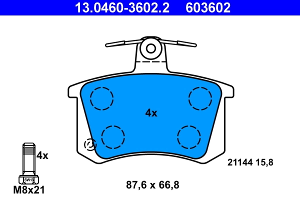 Brake Pad Set, disc brake