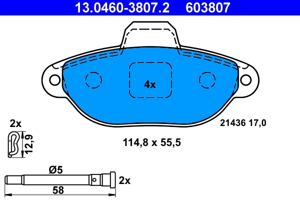 Brake Pad Set, disc brake