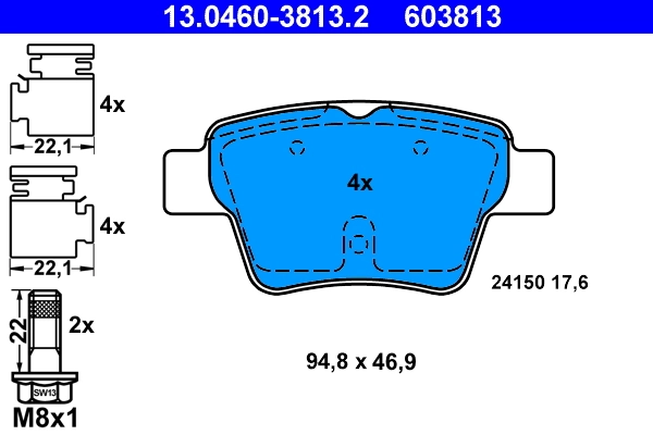 Brake Pad Set, disc brake
