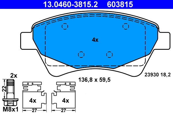 Brake Pad Set, disc brake