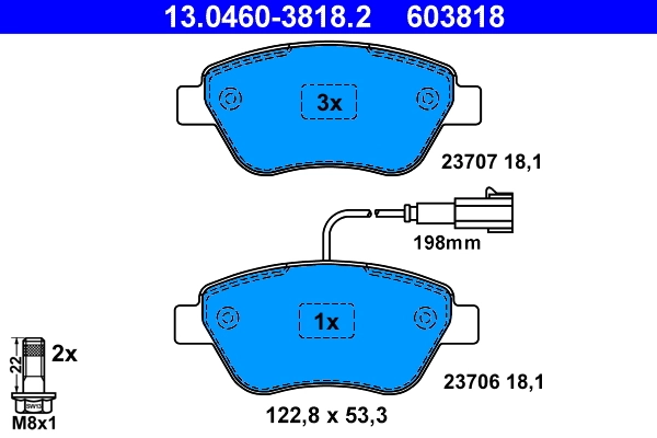 Brake Pad Set, disc brake