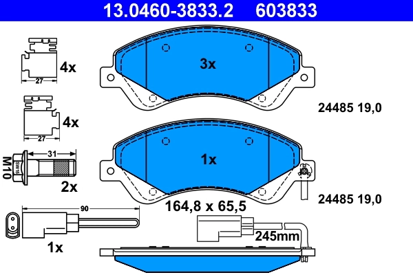 Brake Pad Set, disc brake