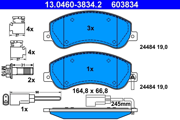 Brake Pad Set, disc brake