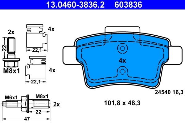 Brake Pad Set, disc brake