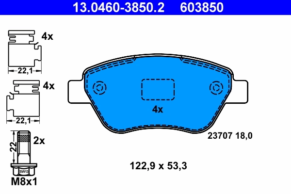 Brake Pad Set, disc brake