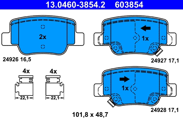 Brake Pad Set, disc brake
