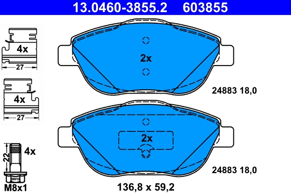 Brake Pad Set, disc brake