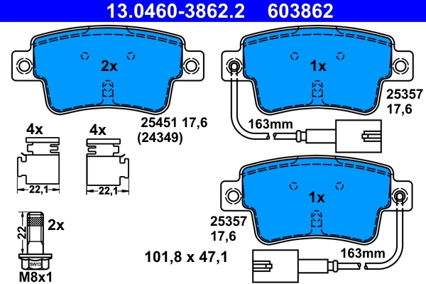 Brake Pad Set, disc brake
