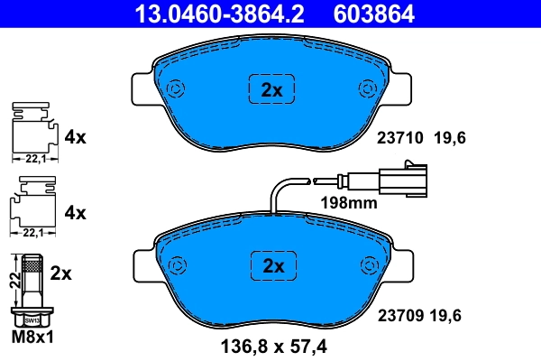 Brake Pad Set, disc brake