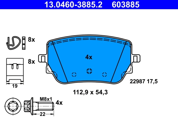 Brake Pad Set, disc brake