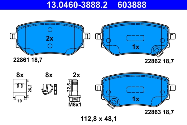 Brake Pad Set, disc brake