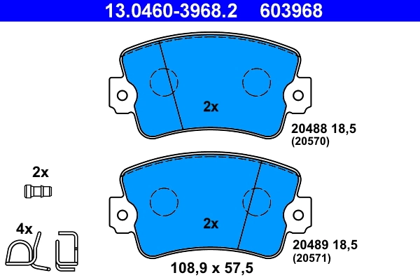 Brake Pad Set, disc brake