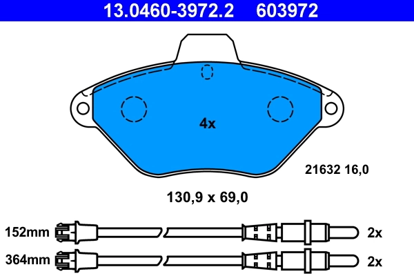 Brake Pad Set, disc brake