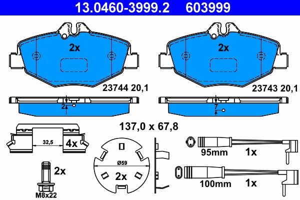Brake Pad Set, disc brake