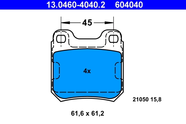 Brake Pad Set, disc brake