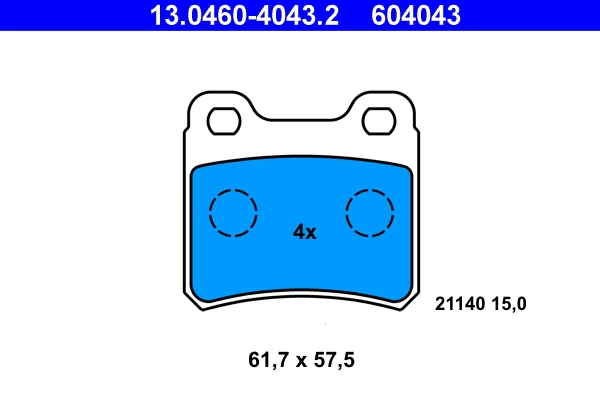 Brake Pad Set, disc brake