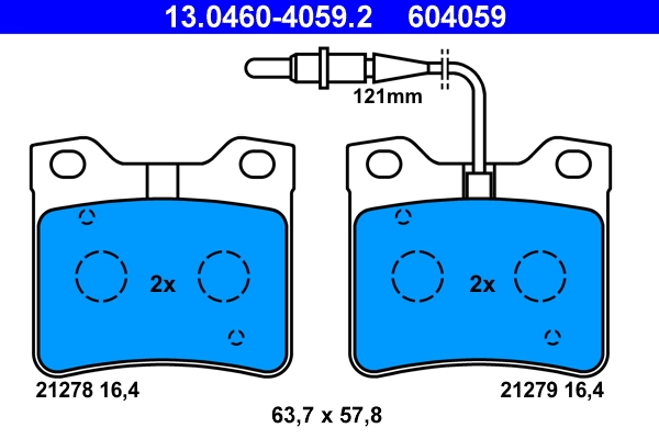 Brake Pad Set, disc brake
