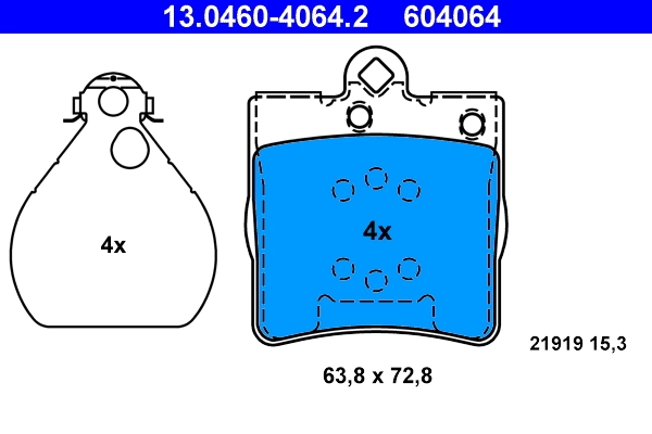 Brake Pad Set, disc brake