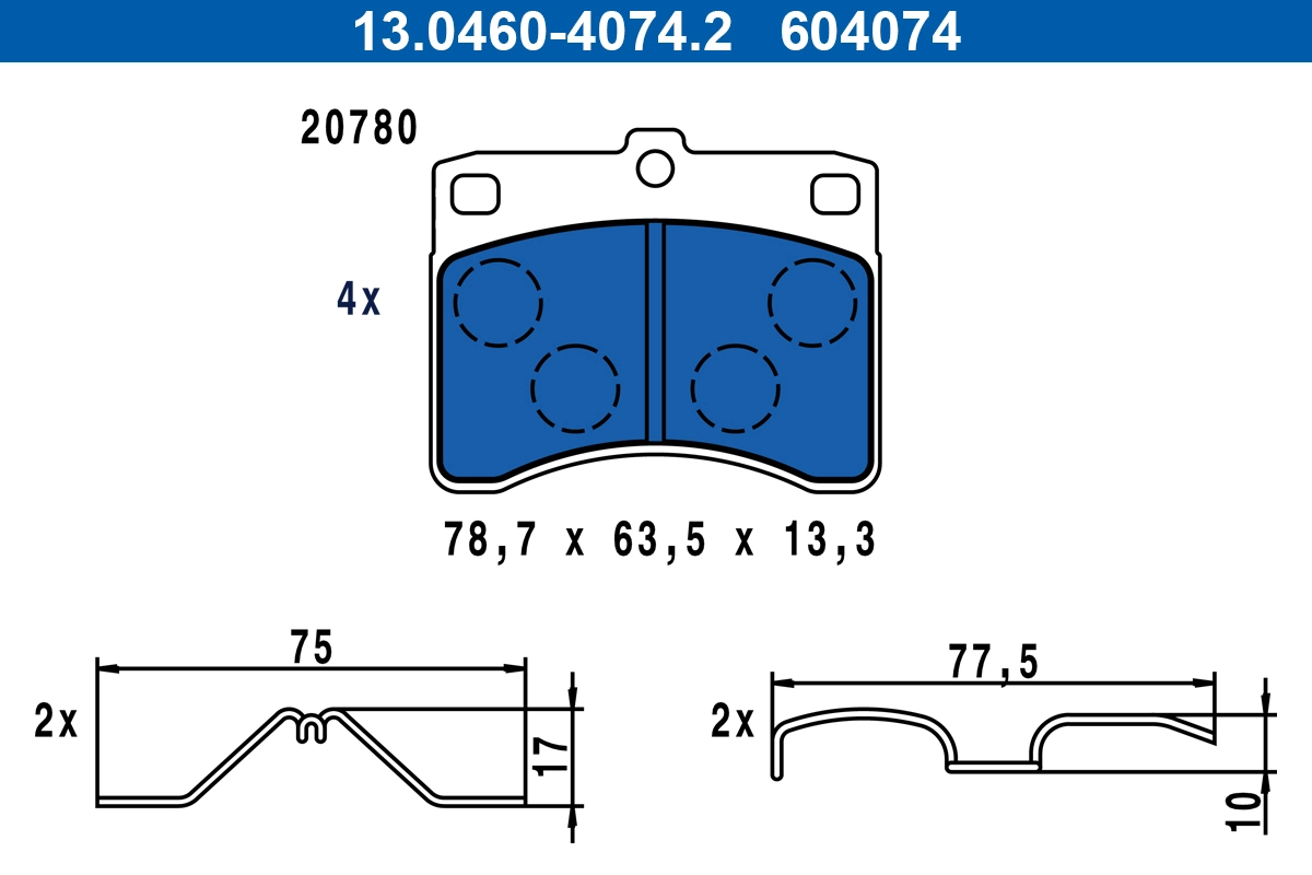 Brake Pad Set, disc brake