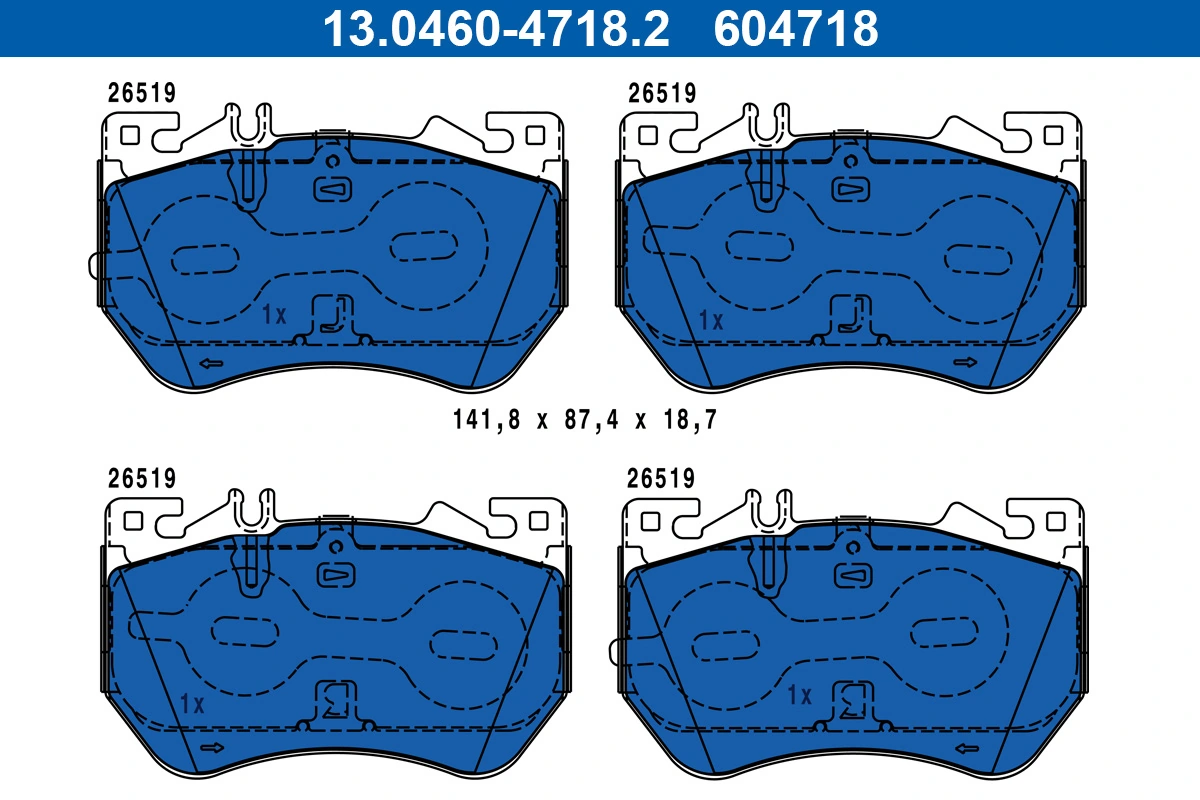 Brake Pad Set, disc brake