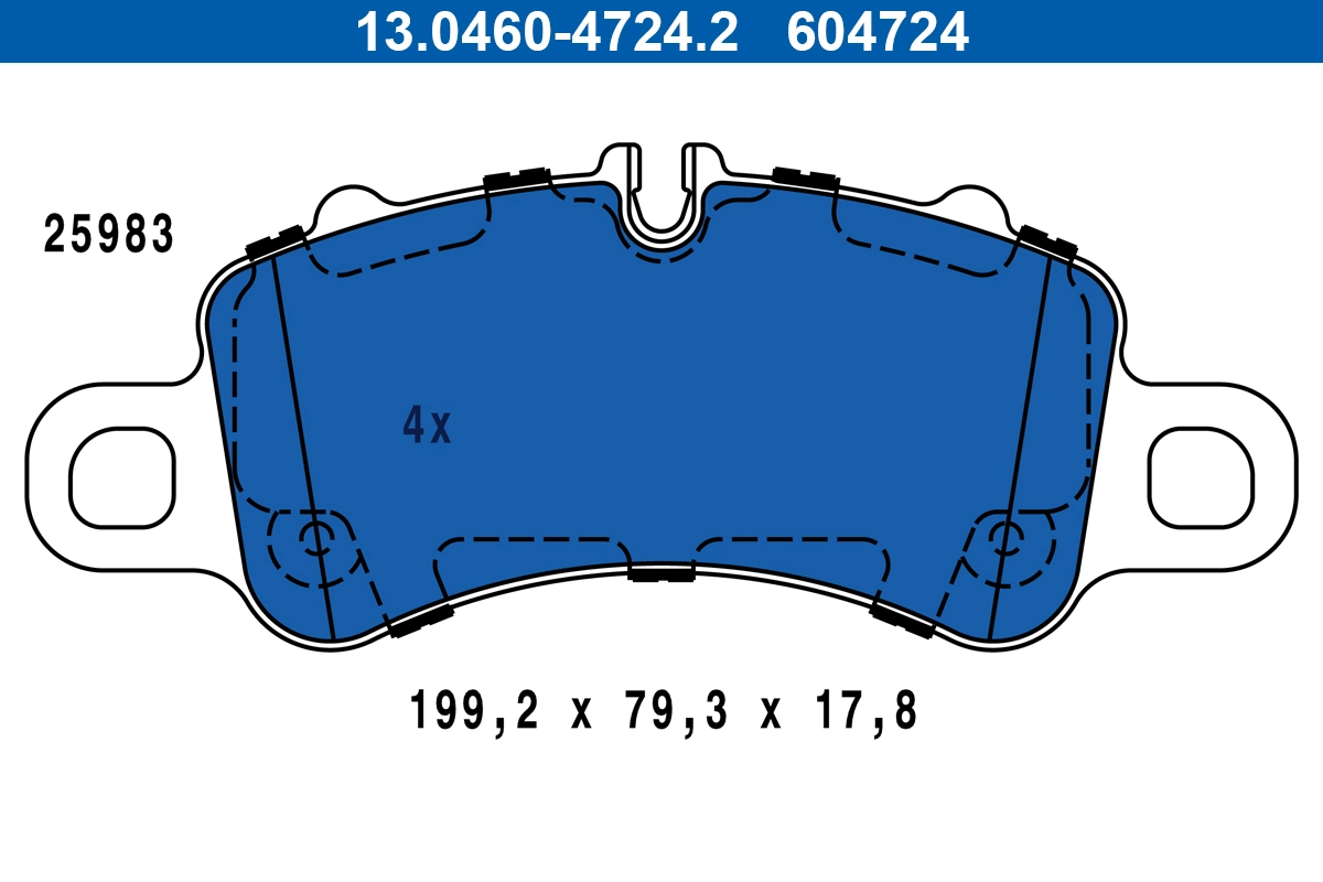 Brake Pad Set, disc brake