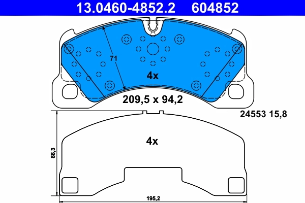 Brake Pad Set, disc brake