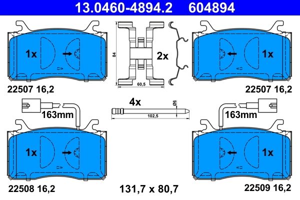 Brake Pad Set, disc brake