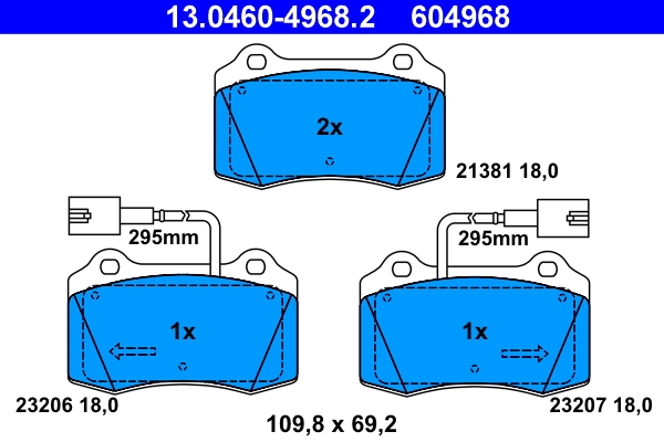 Brake Pad Set, disc brake