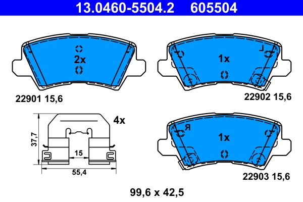 Brake Pad Set, disc brake